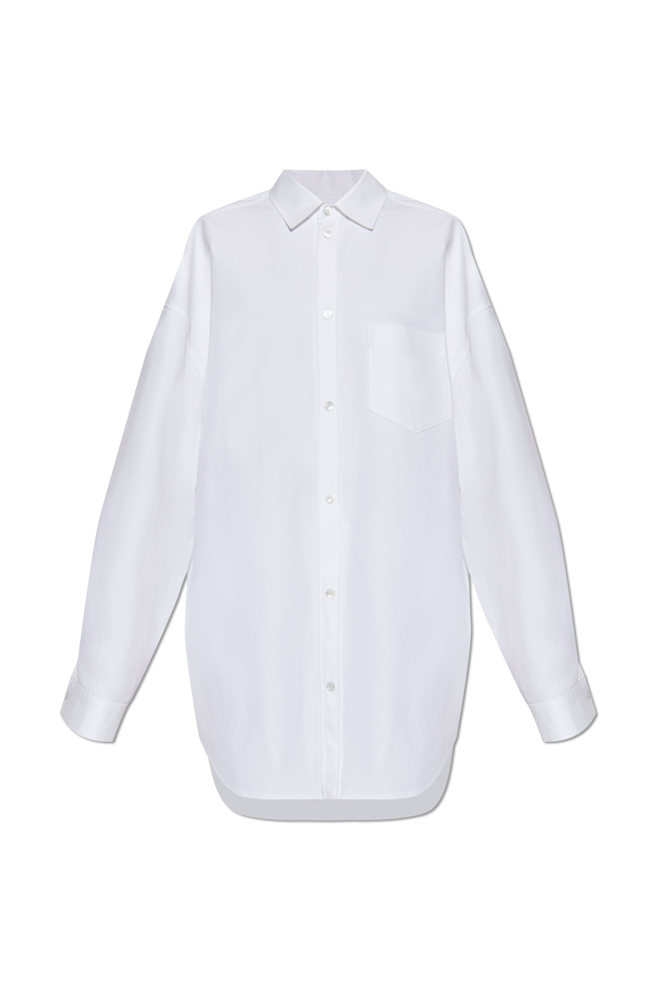 White Oversize shirt with pockets Balenciaga Vitkac Canada